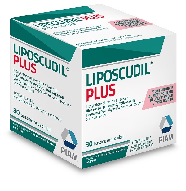 LIPOSCUDIL PLUS 30 BUSTINE OROSOLUBILI - Farmacianuova.eu