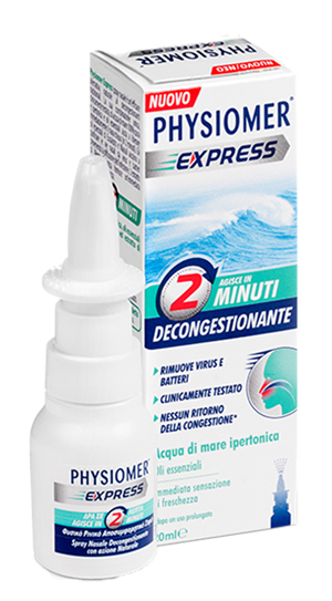 SPRAY NASALE PHYSIOMER EXPRESS SPRAY 20 ML - Farmacianuova.eu