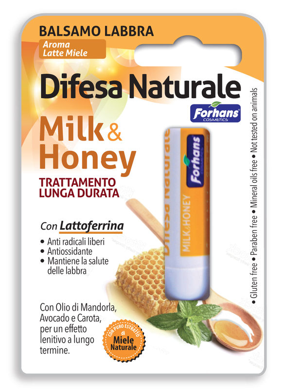 FORHANS BALSAMO LABBRA DIFESA NATURALE MILK&HONEY - Farmacianuova.eu