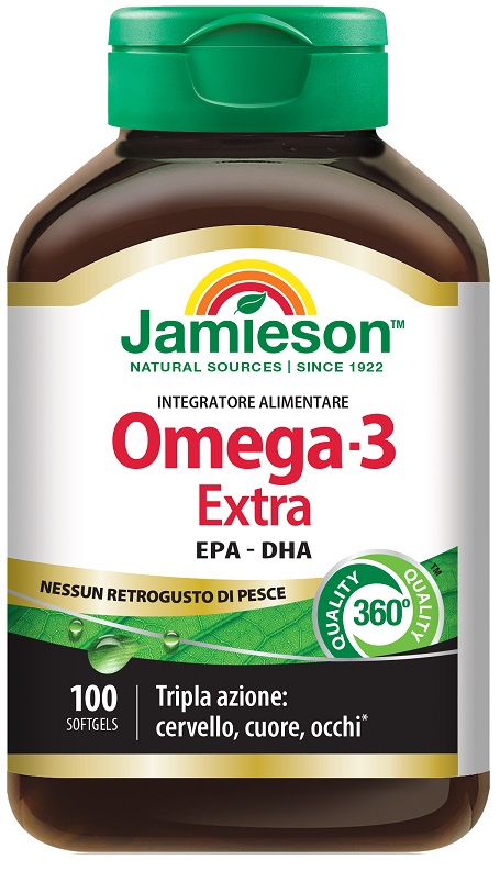 JAMIESON OMEGA 3 EXTRA 100 PERLE - Farmacianuova.eu