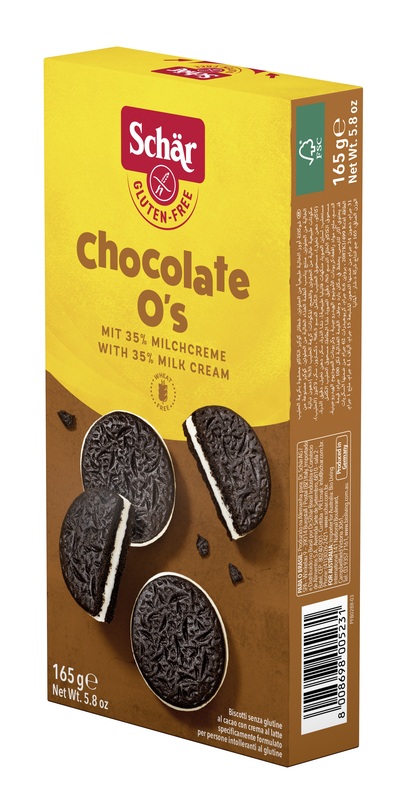 SCHAR CHOCOLATE O'S BISCOTTI 165 G - Farmacianuova.eu