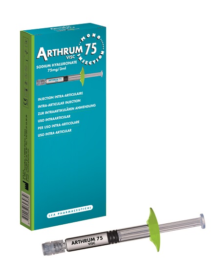 SIRINGA INTRA-ARTICOLARE ARTHRUM VISC 75 MONO INJECTION ACIDO IALURONICO 3 ML - Farmacianuova.eu