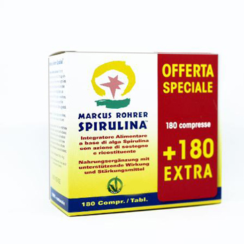SPIRULINA MARCUS 180 + 180 COMPRESSE - Farmacianuova.eu