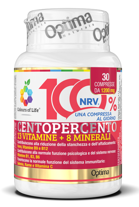 COLOURS OF LIFE CENTOPERCENTO 30 COMPRESSE 1200 MG - Farmacianuova.eu