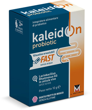 KALEIDON PROBIOTIC FAST FRUTTI DI BOSCO 10 BUSTE OROSOLUBILI - Farmacianuova.eu