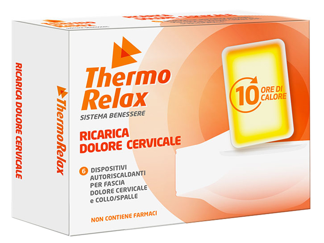 THERMORELAX RICARICA PER FASCIA DOLORE CERVICALE 6 DISPOSITIVI AUTORISCALDANTI - Farmacianuova.eu