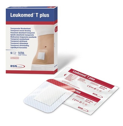 MEDICAZIONE POST-OPERATORIA LEUKOMED T PLUS TRASPARENTE IMPERMEABILE 8 X 10 CM - Farmacianuova.eu