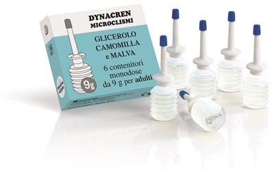 DYNACREN MICROCLISMI CAMOMILLA E MALVA 6 PEZZI DA 9 G PER ADULTI - Farmacianuova.eu