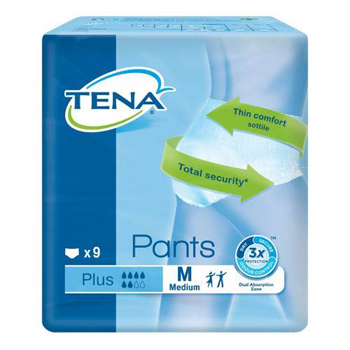 PANNOLONE PULL-UP TENA PANTS PLUS TAGLIA MEDIUM 9 PEZZI - Farmacianuova.eu