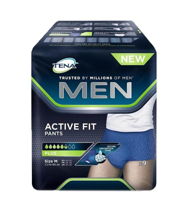 PULL UP UOMO TENA MEN PANTS ACTIVE FIT M 9 PEZZI - Farmacianuova.eu