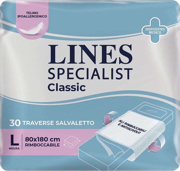 TRAVERSA LINES SPECIALIST CLASSIC 80X180 CM 30 PEZZI - Farmacianuova.eu