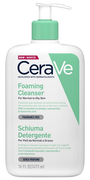 CERAVE SCHIUMA DETERGENTE VISO 473 ML - Farmacianuova.eu