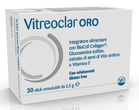 VITREOCLAR ORO 30 BUSTINE OROSOLUBILI DA 2,5 G - Farmacianuova.eu