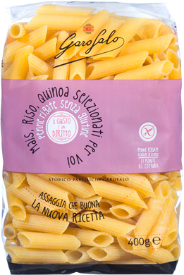 GAROFALO PENNE RIGATE SENZA GLUTINE 400 G - Farmacianuova.eu