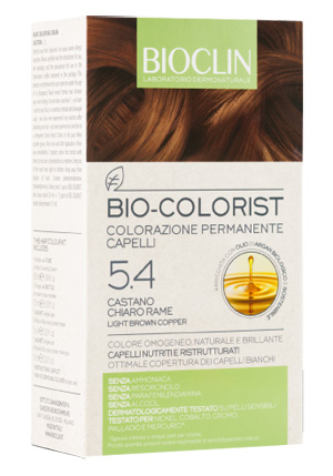 BIOCLIN BIO COLORIST 5,4 CASTANO CHIARO RAME - Farmacianuova.eu