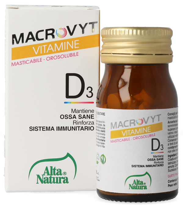 MACROVYT VITAMINA D3 VEG 60 COMPRESSE OROSOLUBILI - Farmacianuova.eu