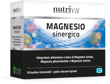 NUTRIVA MAGNESIO SINERGICO 30 BUSTINE - Farmacianuova.eu