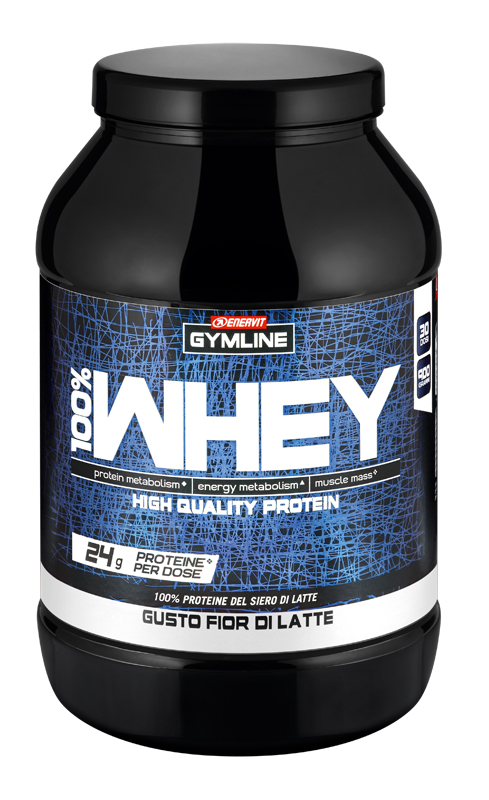 GYMLINE 100% WHEY CONCENTRATE LATTE 900 G - Farmacianuova.eu