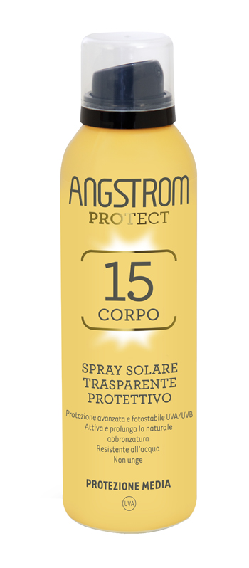 ANGSTROM PROTECT 15 CORPO SPRAY SOLARE TRASPARENTE 150 ML - Farmacianuova.eu