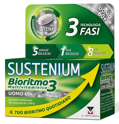 SUSTENIUM BIORITMO3 UOMO 60+ 30 COMPRESSE - Farmacianuova.eu