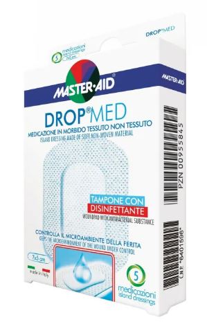 MEDICAZIONE MASTER-AID DROP MED 10 X 10 CM 5 PEZZI - Farmacianuova.eu