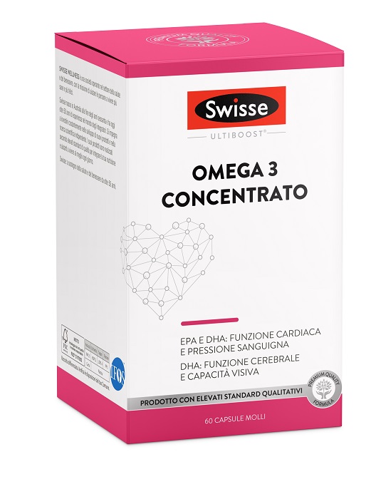 SWISSE OMEGA 3 CONCENTRATO 60 CAPSULE MOLLI DA 2440 MG - Farmacianuova.eu