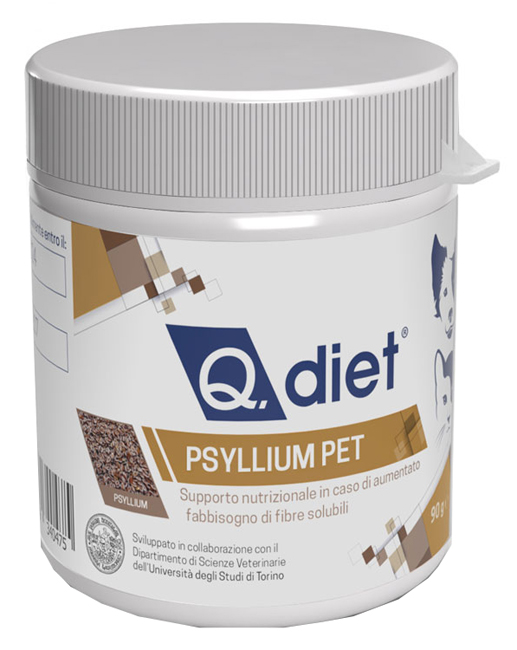 Q DIET PSYLLIUM PET POLVERE 90 G - Farmacianuova.eu