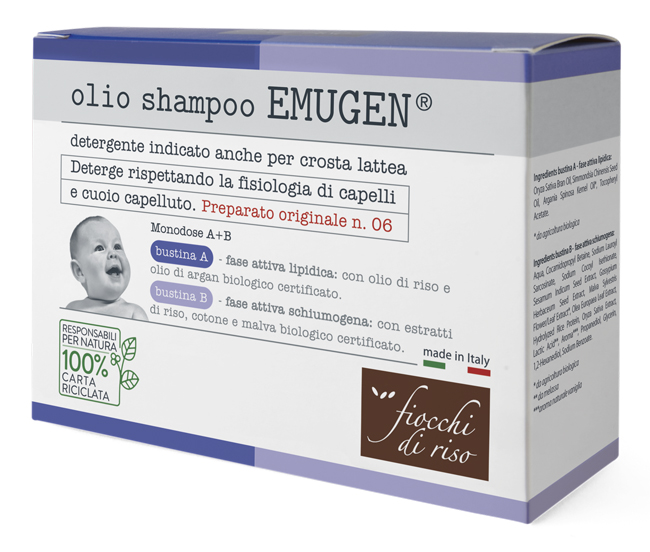 FIOCCHI DI RISO EMUGEN OLIO SHAMPOO ULTRADELICATO 45 ML - Farmacianuova.eu