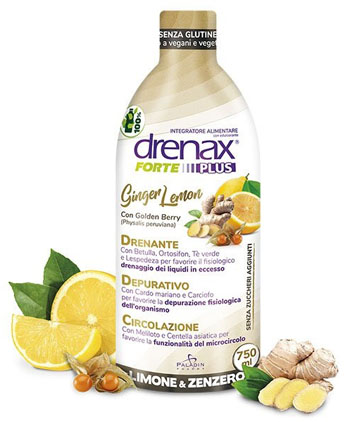 DRENAX FORTE PLUS GINGER LEMON 750 ML - Farmacianuova.eu