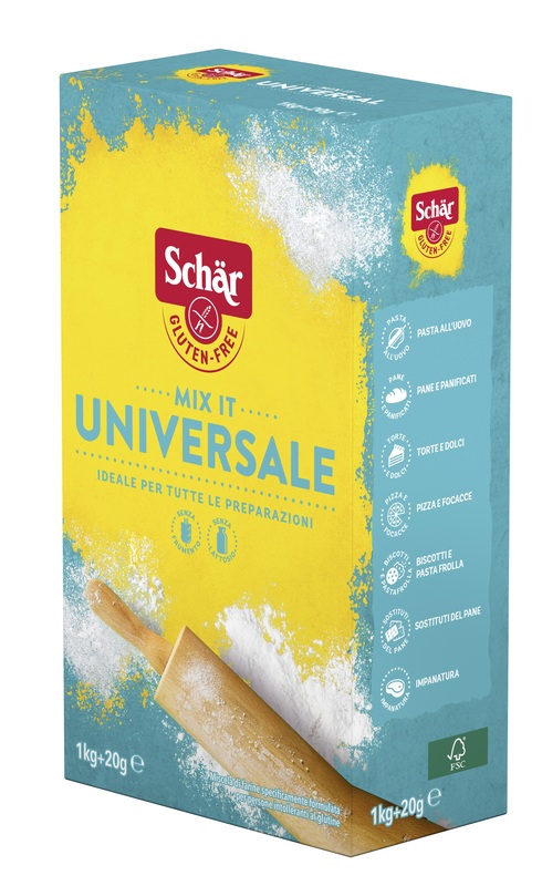 SCHAR MIX IT FARINA UNIVERSALE SENZA LATTOSIO 1 KG + 20 G - Farmacianuova.eu