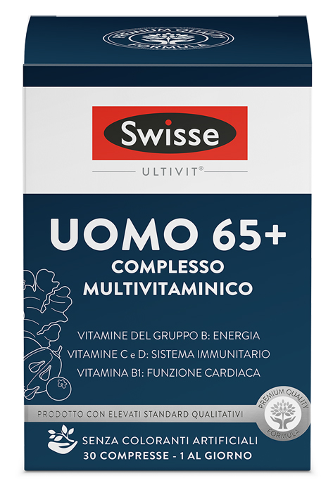 SWISSE UOMO 65+ COMPLESSO MULTIVITAMINICO 30 COMPRESSE - Farmacianuova.eu