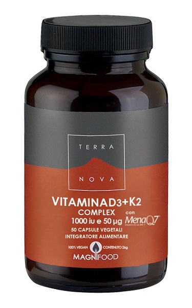TERRANOVA VITAMINA D3 + K2 50 CAPSULE - Farmacianuova.eu