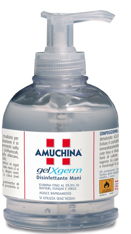 AMUCHINA GEL X-GERM DISINFETTANTE MANI 250 ML - Farmacianuova.eu