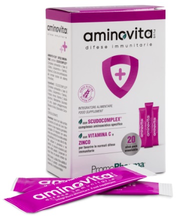 AMINOVITA PLUS DIFESE IMMUNITARIE 20 STICK PACK X 2,5 G - Farmacianuova.eu