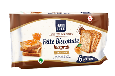 NUTRIFREE FETTE BISCOTTATE INTEGRALI 225 G - Farmacianuova.eu
