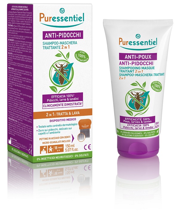 PURESSENTIEL SHAMPOO TRATTAMENTO PIDOCCHI 150 ML - Farmacianuova.eu