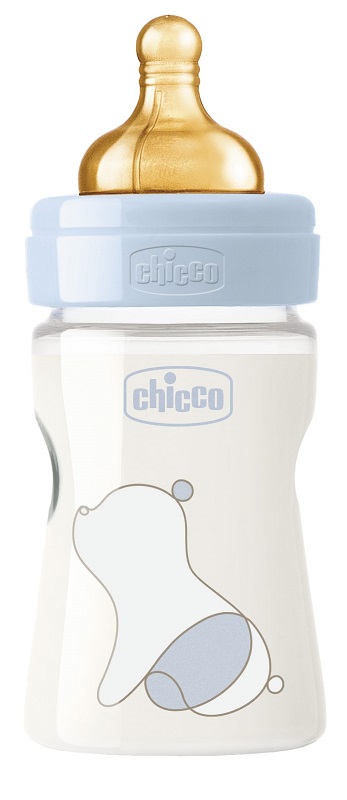 CHICCO BIBERON ORIGINAL 150ML TOUCH 1 FORO BOY CON TETTARELLA IN CAUCCIU' - Farmacianuova.eu
