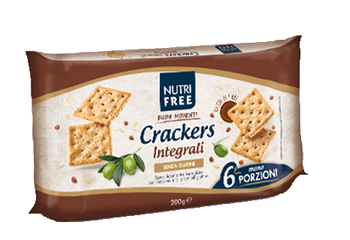 NUTRIFREE CRACKERS INTEGRALI 33,4 G X 6 PEZZI - Farmacianuova.eu