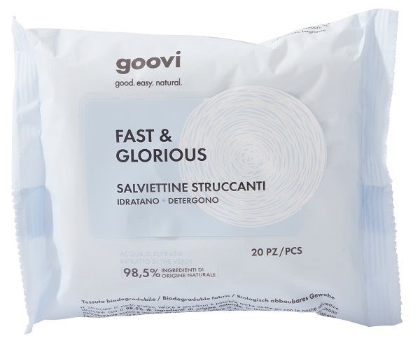 GOOVI SALVIETTINE STRUCCANTI 20 PEZZI - Farmacianuova.eu