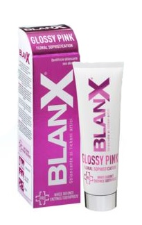 BLANX GLOSSY PINK DENTIFRICIO SBIANCANTE NON ABRASIVO 75 ML - Farmacianuova.eu