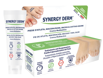 SYNERGY DERM CREMA PIEDE ATLETA MACERAZIONE SUDORE - Farmacianuova.eu