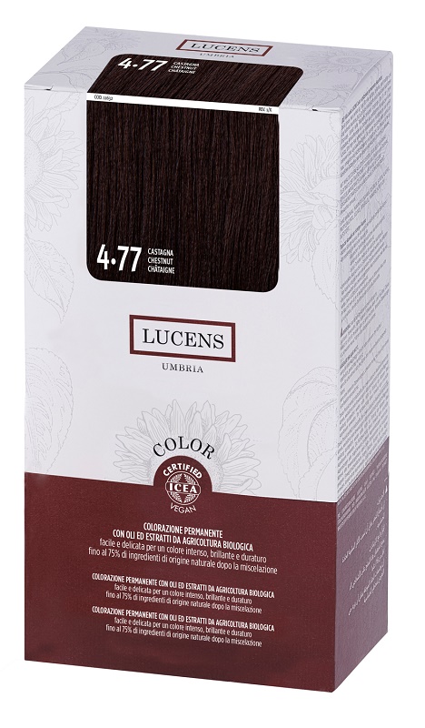 LUCENS UMBRIA TINTA COLOR LUCENS 4,77 CASTANO CHIARO - Farmacianuova.eu