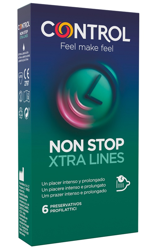 CONTROL NON STOP XTRA LINES 6 PEZZI - Farmacianuova.eu