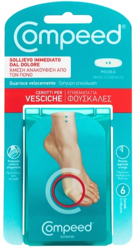 COMPEED CEROTTI PER VESCICHE PICCOLO 6 PEZZI - Farmacianuova.eu