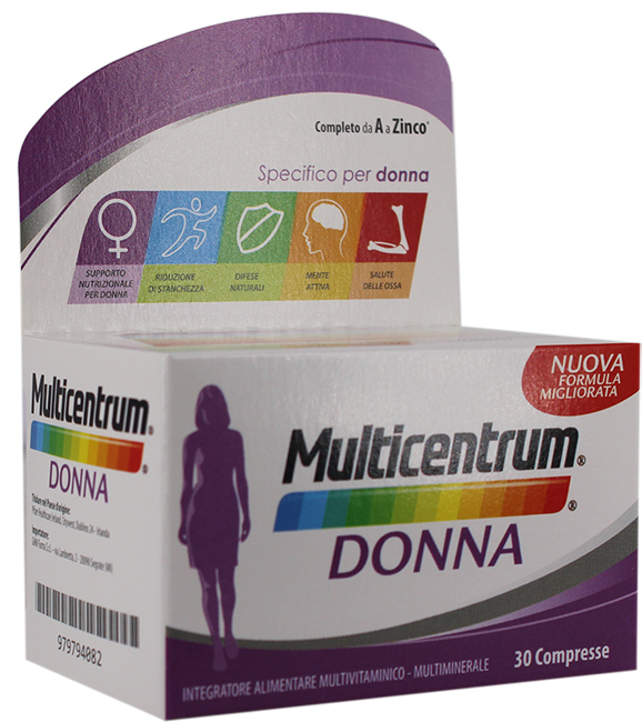MULTICENTRUM DONNA 30 COMPRESSE - Farmacianuova.eu