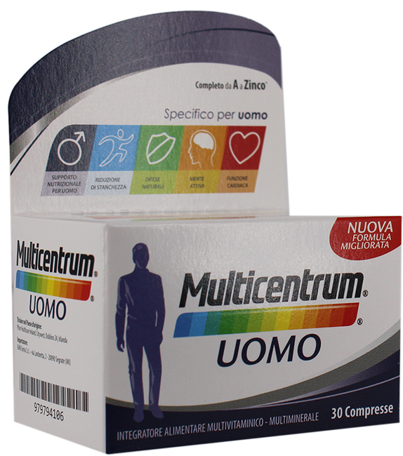 MULTICENTRUM UOMO 30 COMPRESSE - Farmacianuova.eu