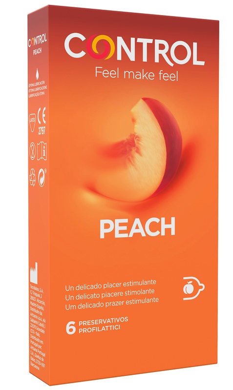 CONTROL PEACH 6 PEZZI - Farmacianuova.eu