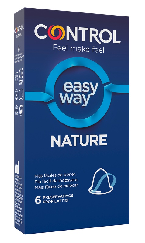 PROFILATTICO CONTROL EASY WAY NATURE 6 PEZZI - Farmacianuova.eu