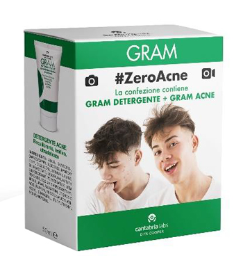 GRAM ZEROACNE 1 GRAM DETERGENTE 50 ML + 1 GRAM ACNE 50 ML - Farmacianuova.eu