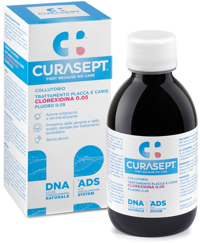 CURASEPT COLLUTORIO 0,05 ADS + DNA 200 ML - Farmacianuova.eu